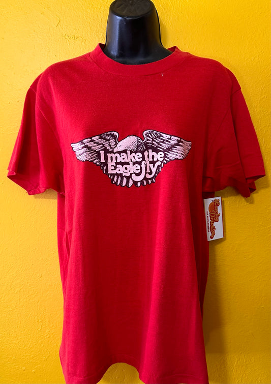 Vintage 1970s Harley Davidson I make the Eagle Fly L