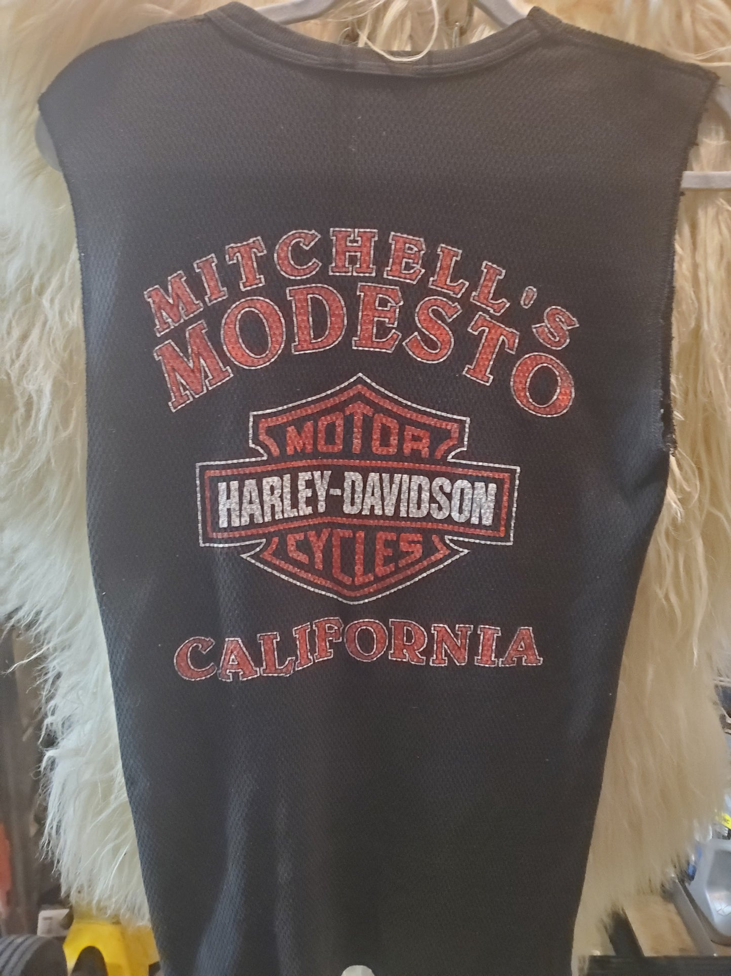 Harley Davidson Waffle Muscle Shirt M/L