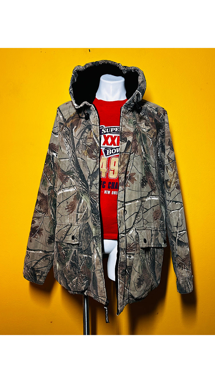 Vintage XXL Realtree Hooded Jacket